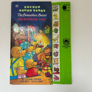 1992 Golden Sound Story The Berenstain Bears Big Rummage Sale Hardcover